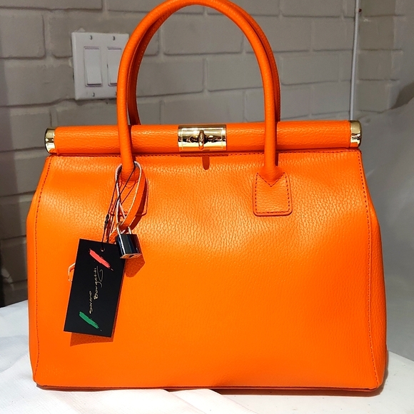 Silvano Bags Doctors Bag Orange 446 Poshmark